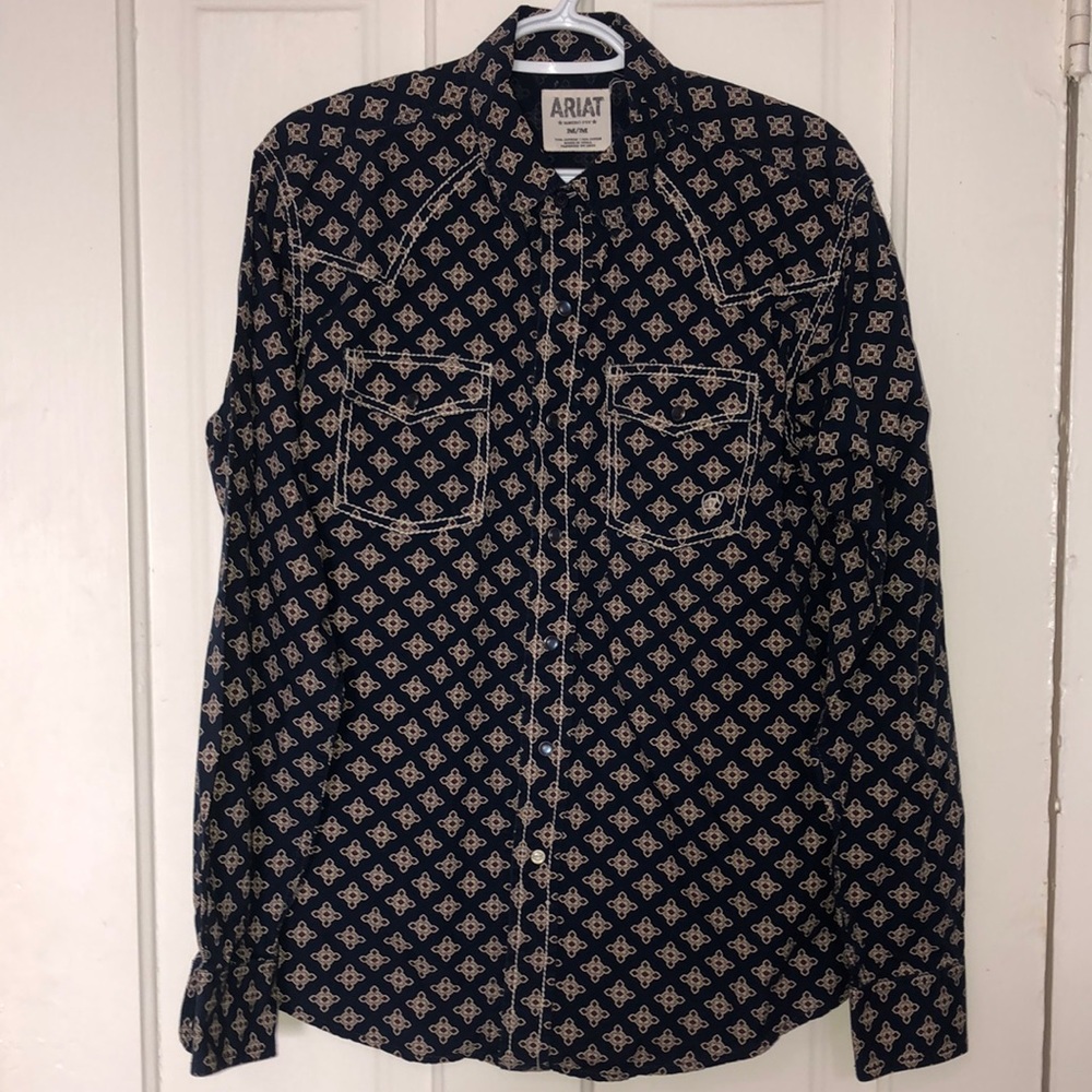 Ariat Md Western Button Up